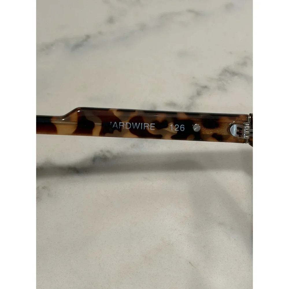 Quay Australia Hardwire Tortoise Blue Light Blocking Glasses Square Frames